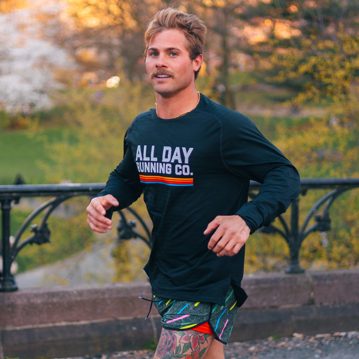 All Day x Rhône Long Sleeve Performance Shirt – AllDayRunningCo