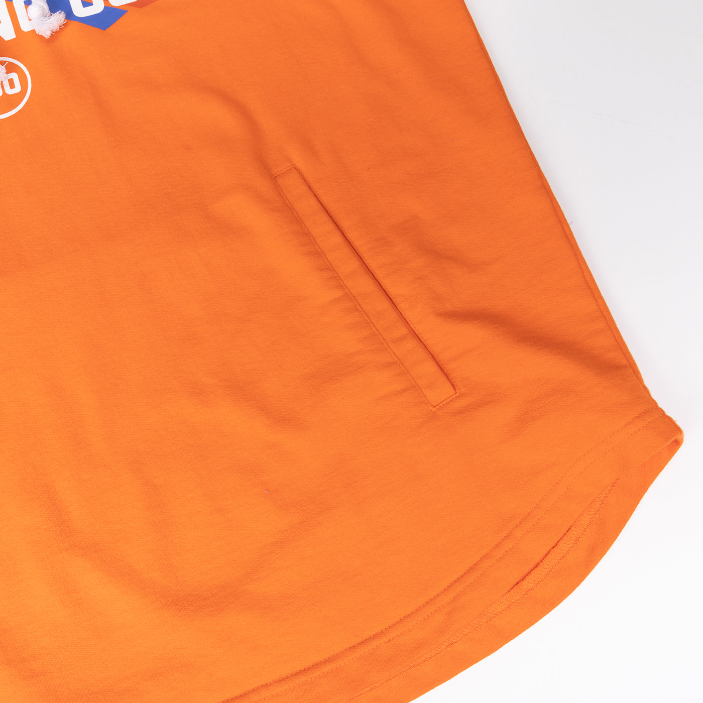All Day Orange Short Sleeve Hoodie