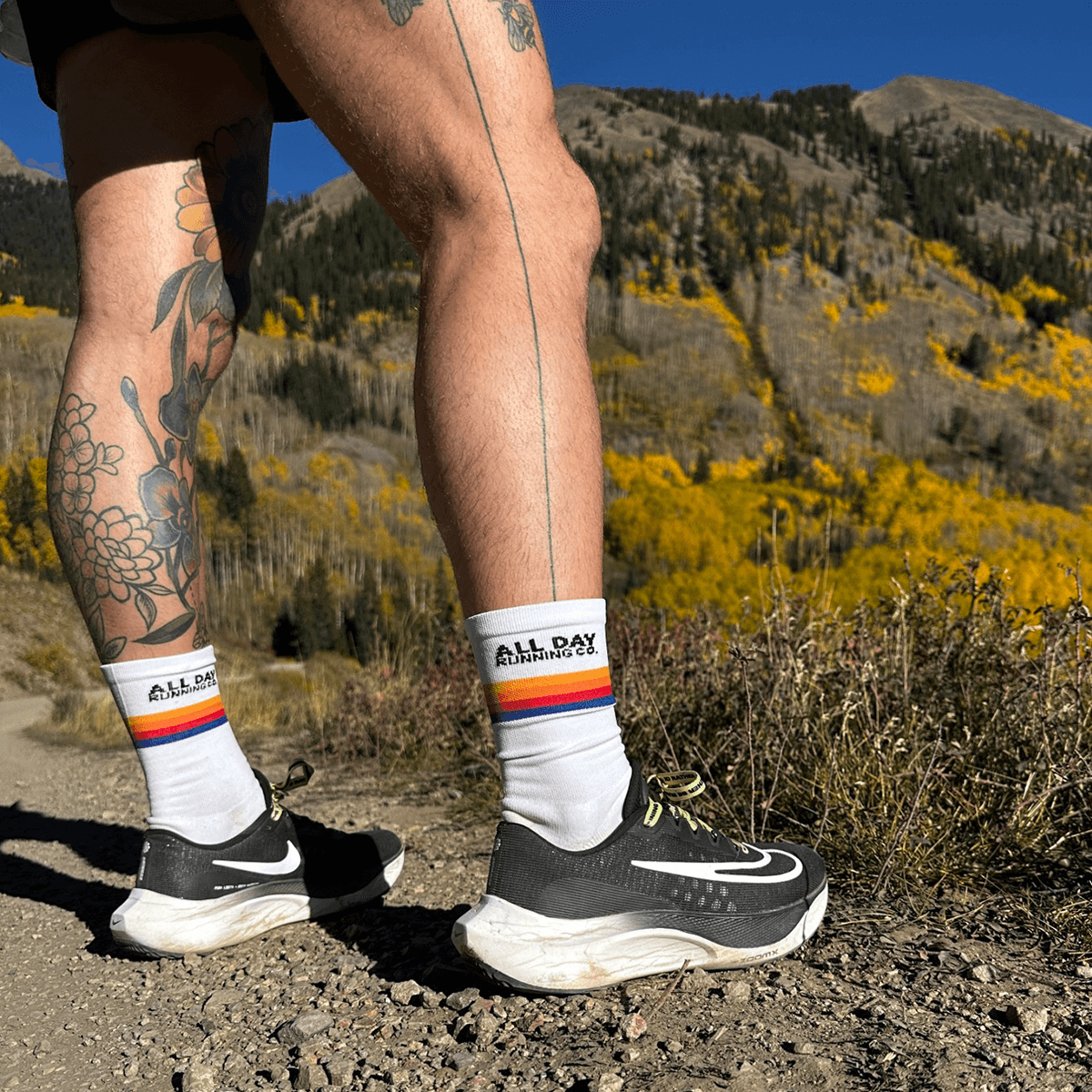 Sock best sale running shoes