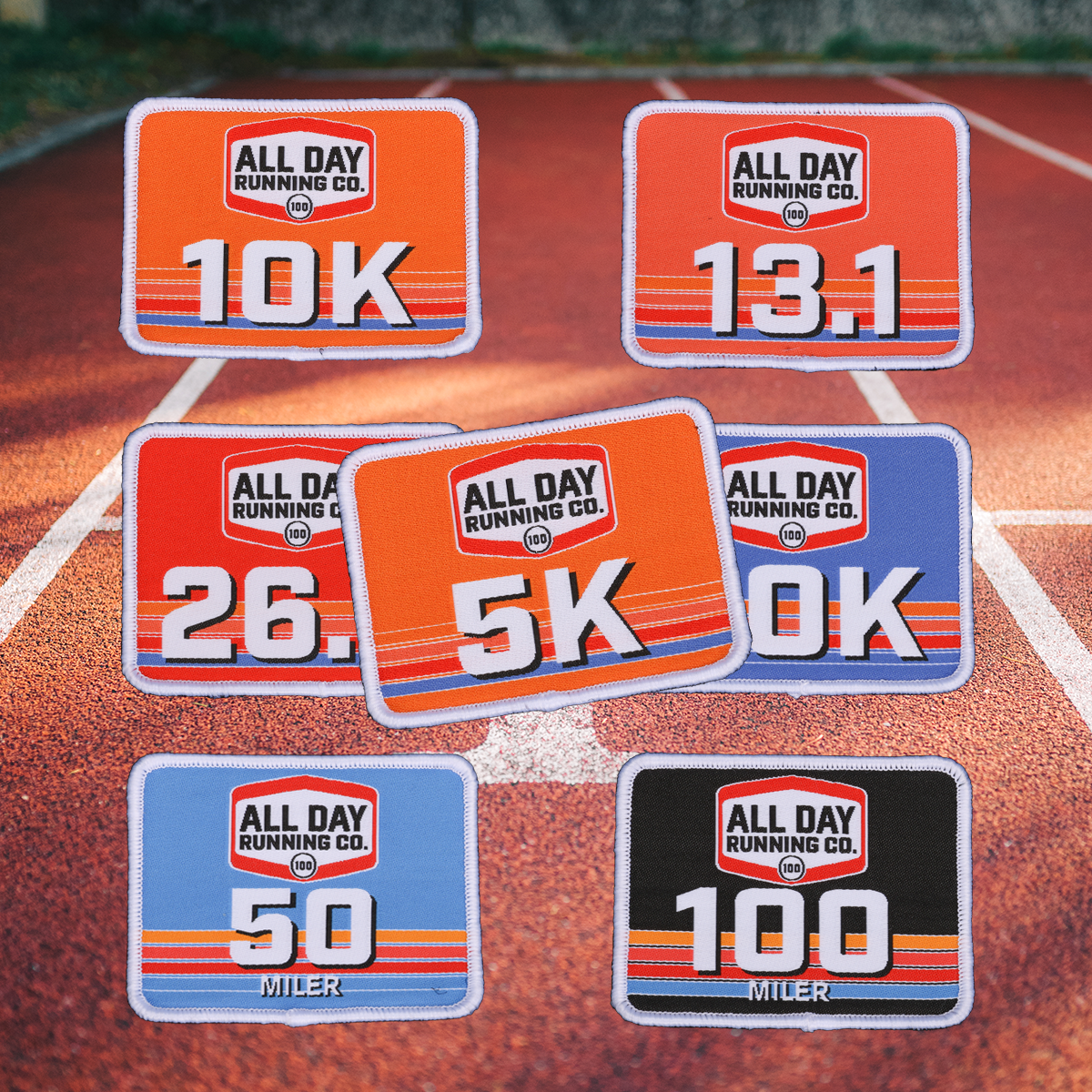 All Day Running Distance Patches